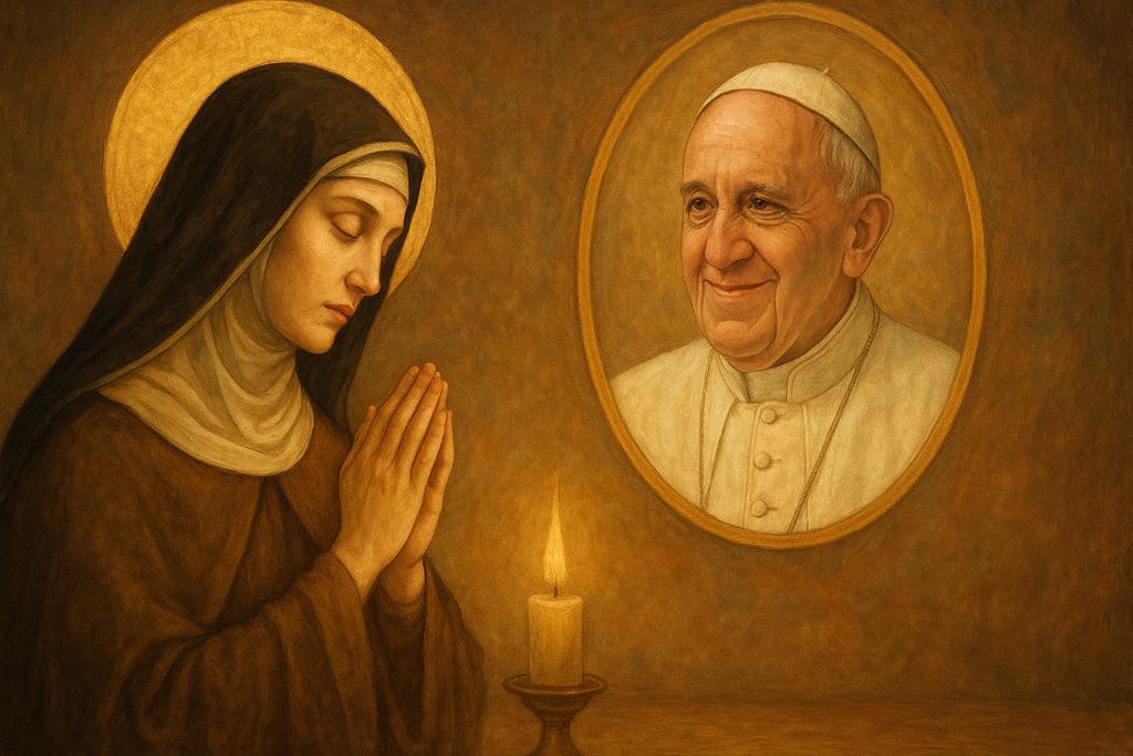 Preghiera a Santa Chiara per seguire l'esempio di fede e amore di Papa Francesco